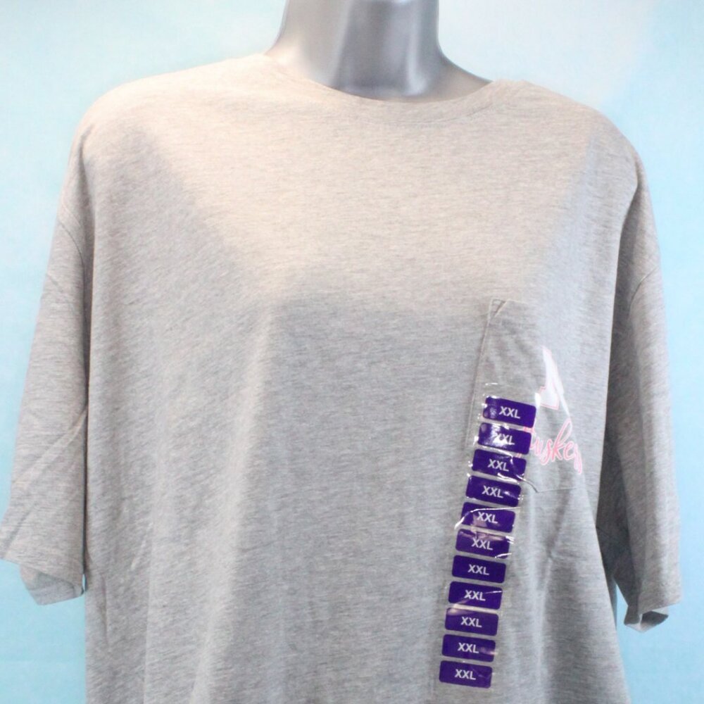 Nebraska Corn Huskers Short Sleeve Pocket Tee Women's Size 2XL